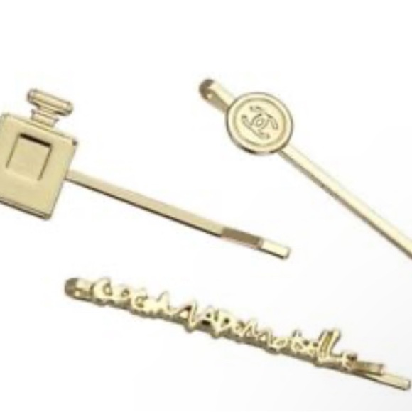 CHANEL COCO Hairpin / Hair Accessory Coco Mademoiselle Limited Edition Gold NIP - Picture 5 of 12